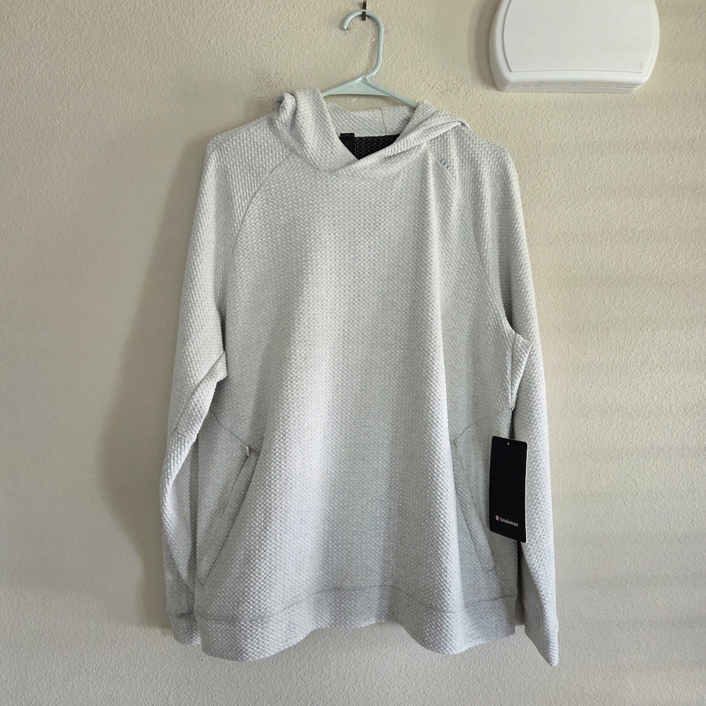 Lululemon Ease The Day Textured Double Knit Hoodie Size Medium NWT $148